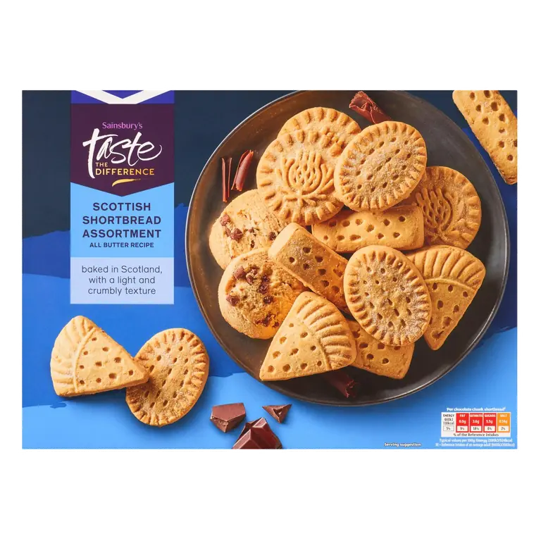 Shortbread Assortment All Butter Recipe, Taste the Difference 400g