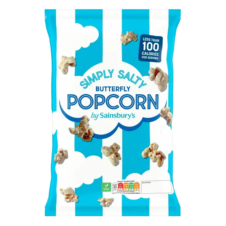 Simply Salty Butterfly Popcorn 90g