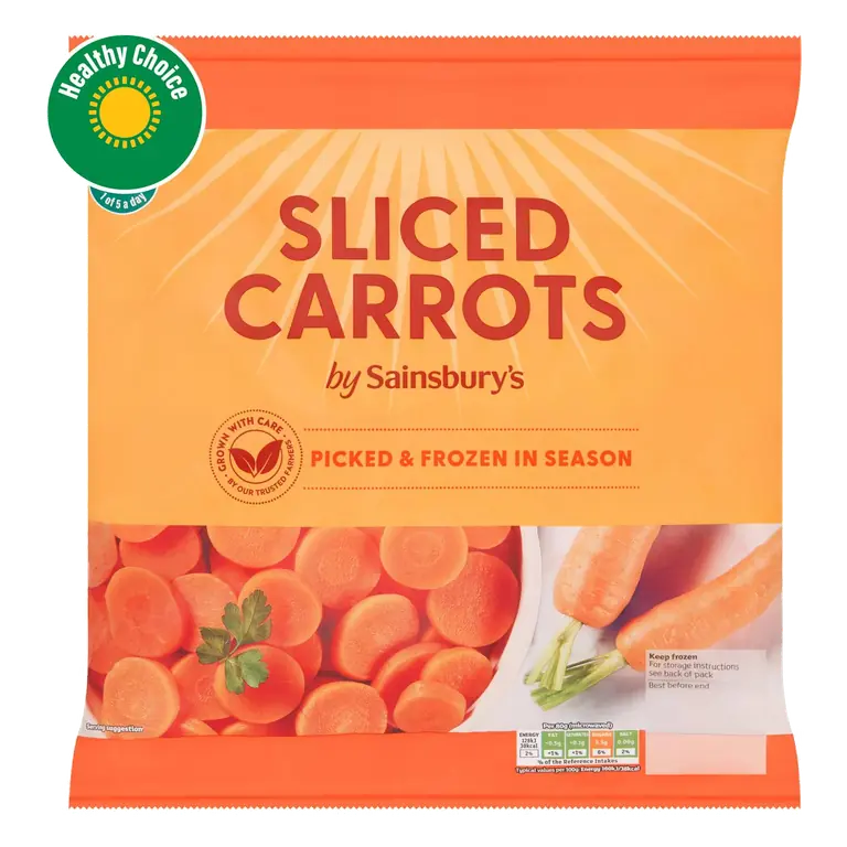 Sliced Carrots 900g