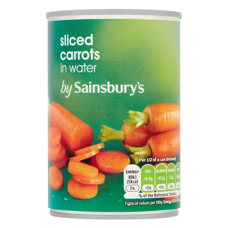 Sliced Carrots in Water 300g (180g*)
