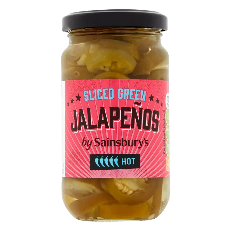 Sliced Green Jalapeños 200g (90g*)