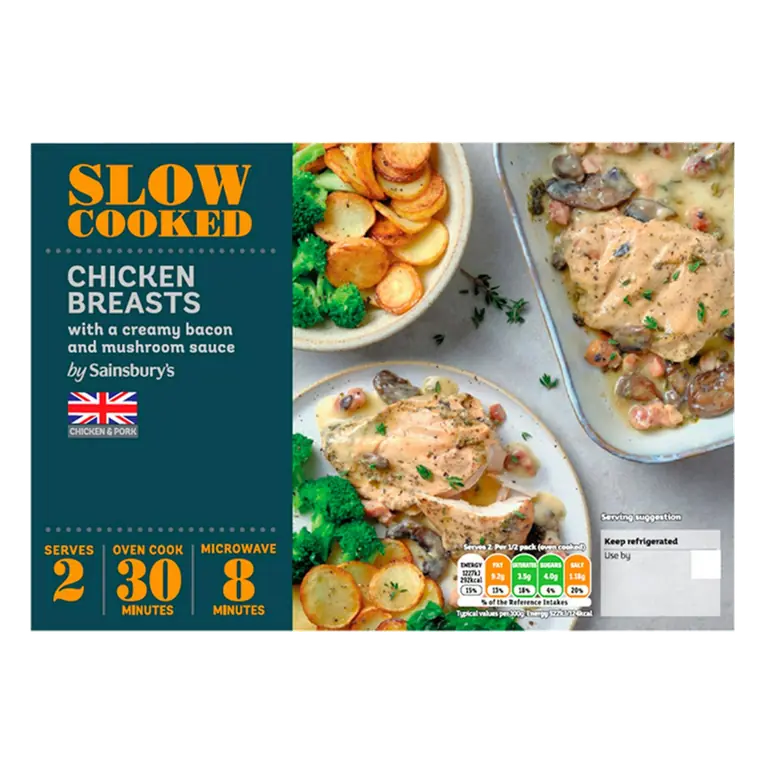 Slow Cooked Chicken Breasts 470g