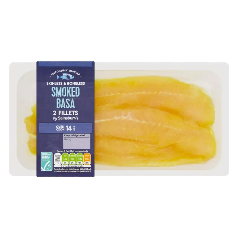 Smoked Basa fillets ASC 240g