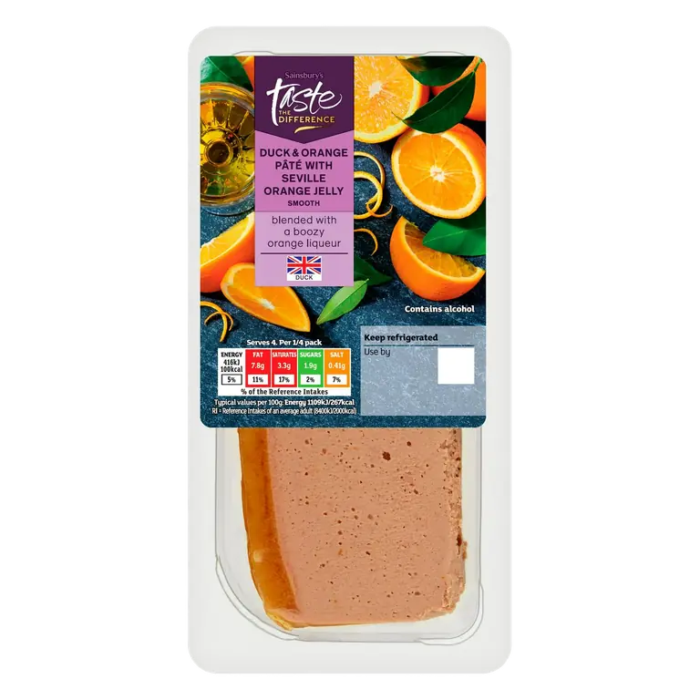 Smooth Duck & Orange Pate, Taste the Difference 150g