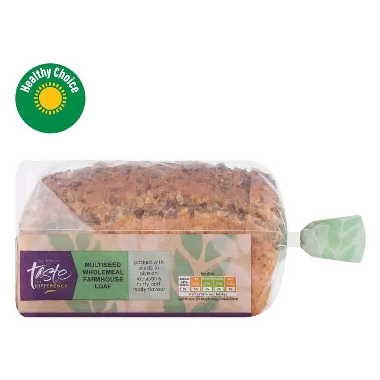 Soft Multiseed Wholemeal Bread, Taste the Difference 430g
