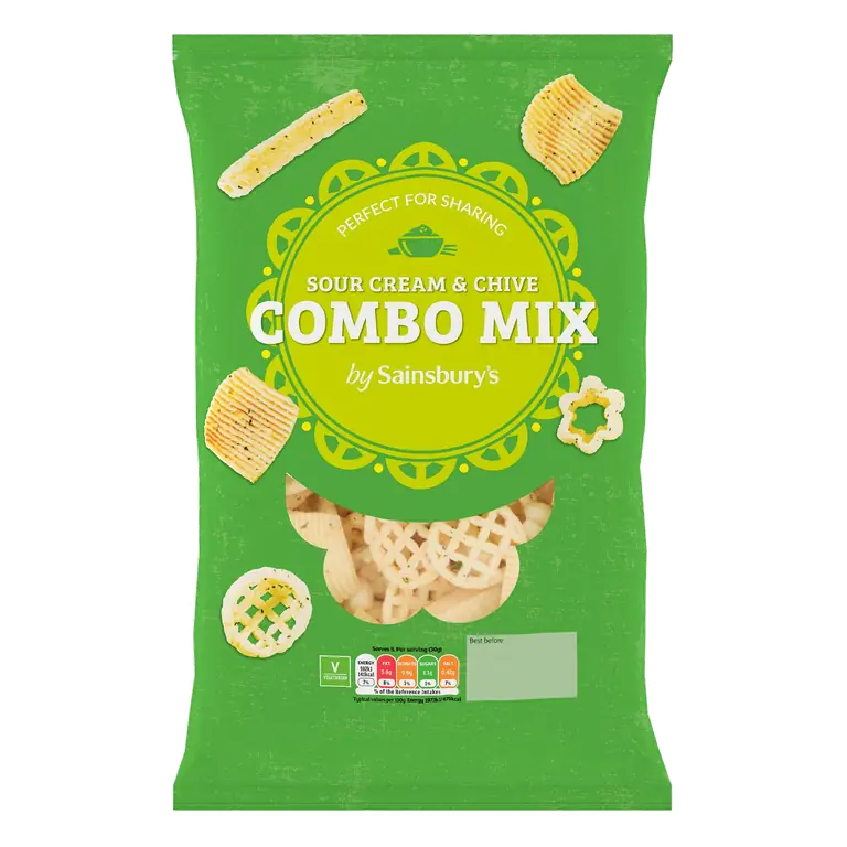 Sour Cream & Chive Combo Snacks 150g