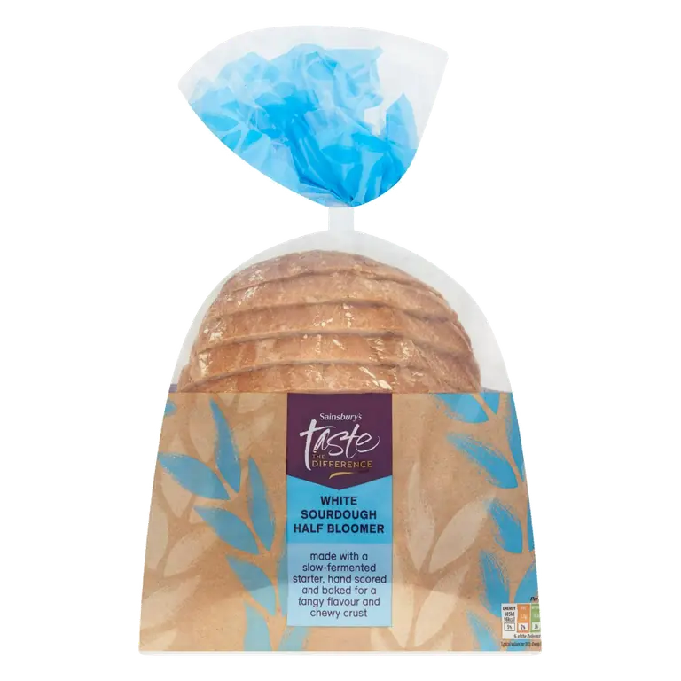 Sourdough Medium Sliced White Bread, Taste the Difference 400g