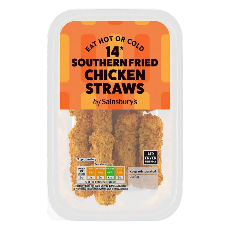 Southern Fried Chicken Straws x14 168g