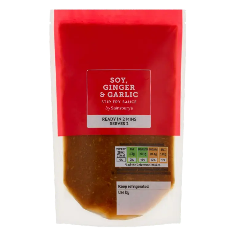 Soy Ginger & Garlic Stir Fry Sauce, Inspired to Cook 175g