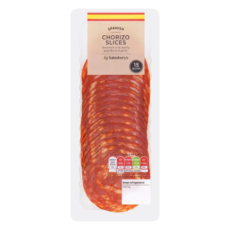 Spanish Chorizo Slices 70g
