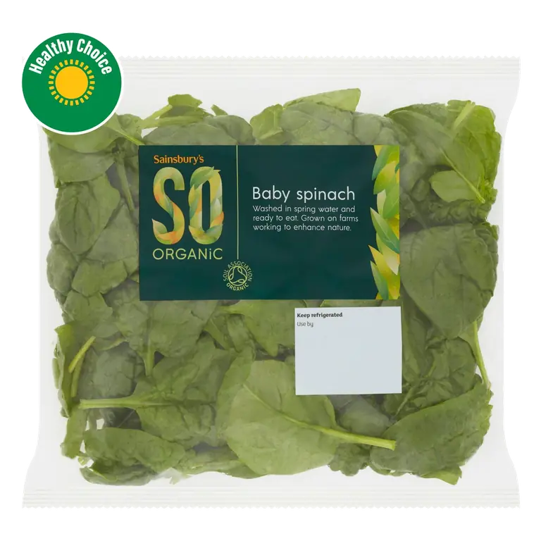Spinach, SO Organic 100g