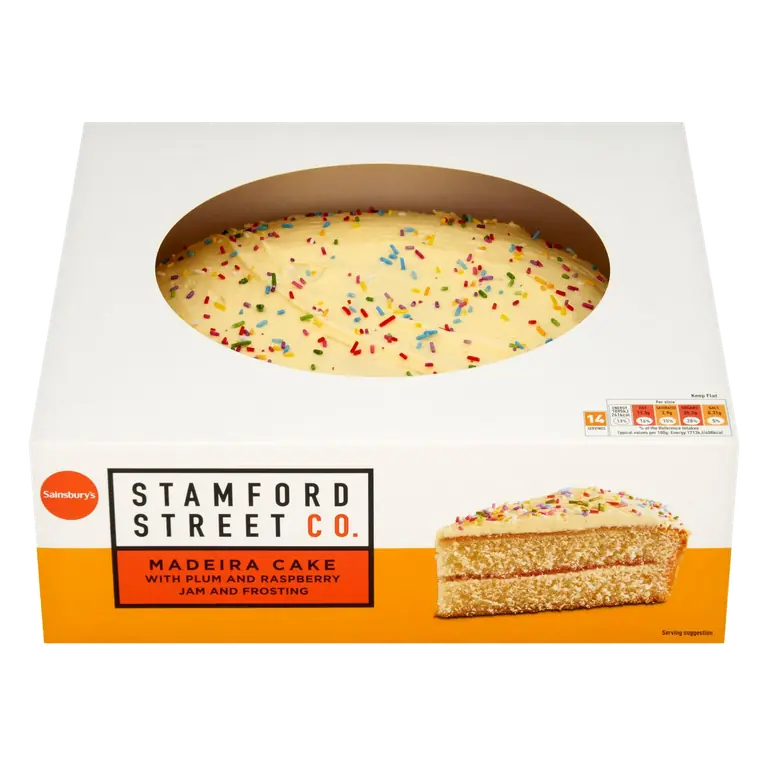 Stamford Street Co. Birthday Celebration Madeira Cake 895g (Serves 14)
