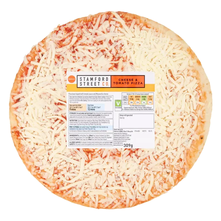 Stamford Street Co. Cheese & Tomato Pizza 309g