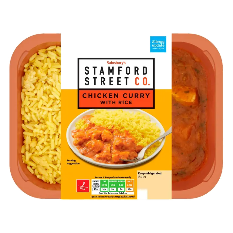 Stamford Street Co. Chicken Curry with Rice 400g