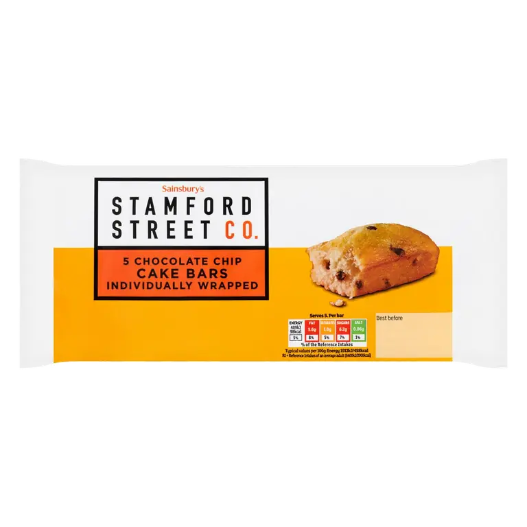 Stamford Street Co. Chocolate Chip Cake Bars 107g