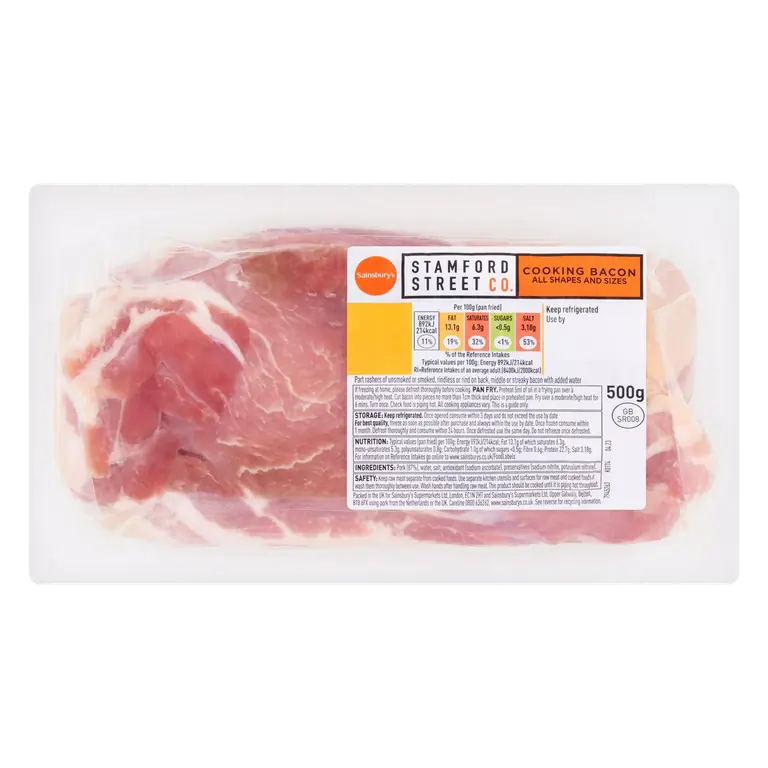 Stamford Street Co. Cooking Bacon 500g
