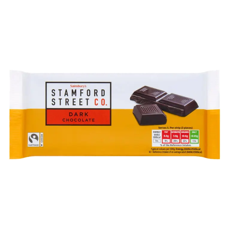 Stamford Street Co. Dark Chocolate 100g