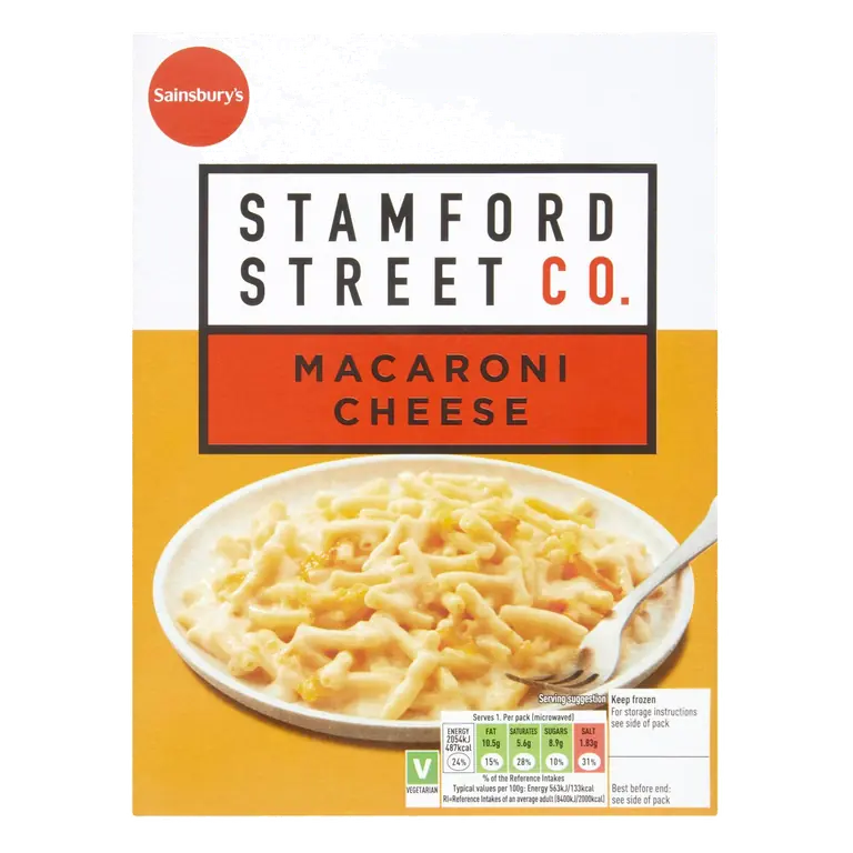 Stamford Street Co. Macaroni Cheese Ready Meal For 1 400g