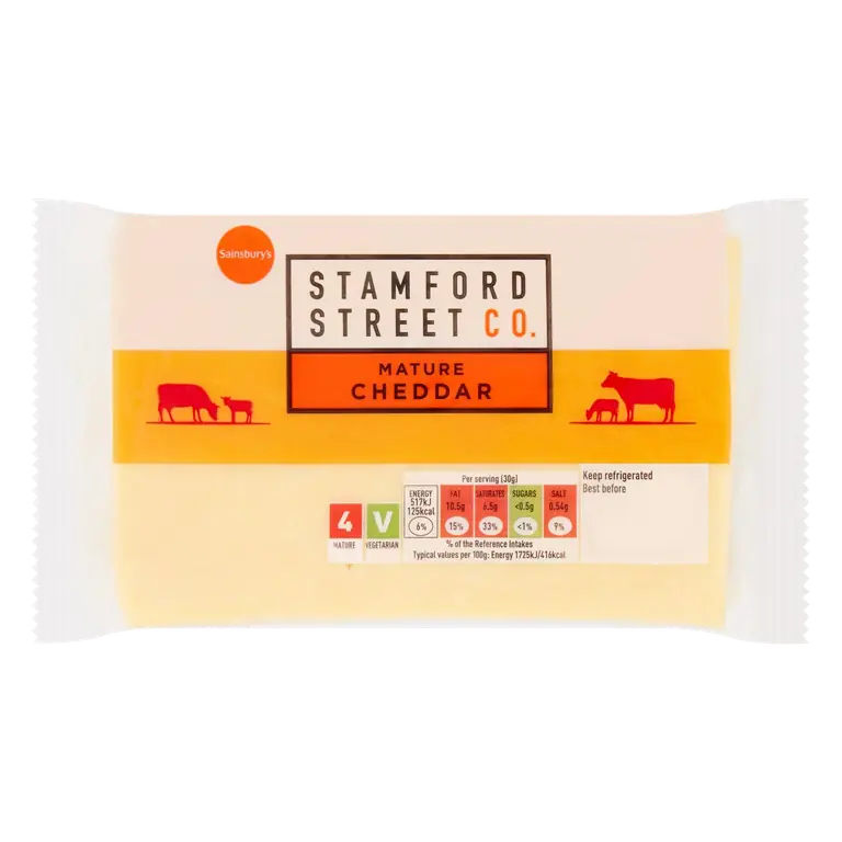 Stamford Street Co. Mature Cheddar Cheese 600g
