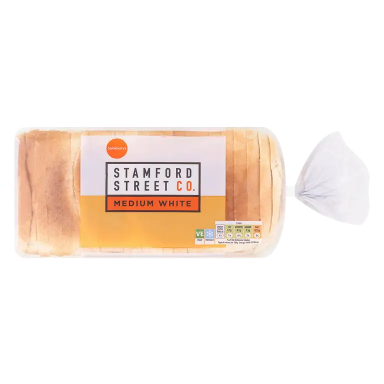 Stamford Street Co. Medium White Bread 800g