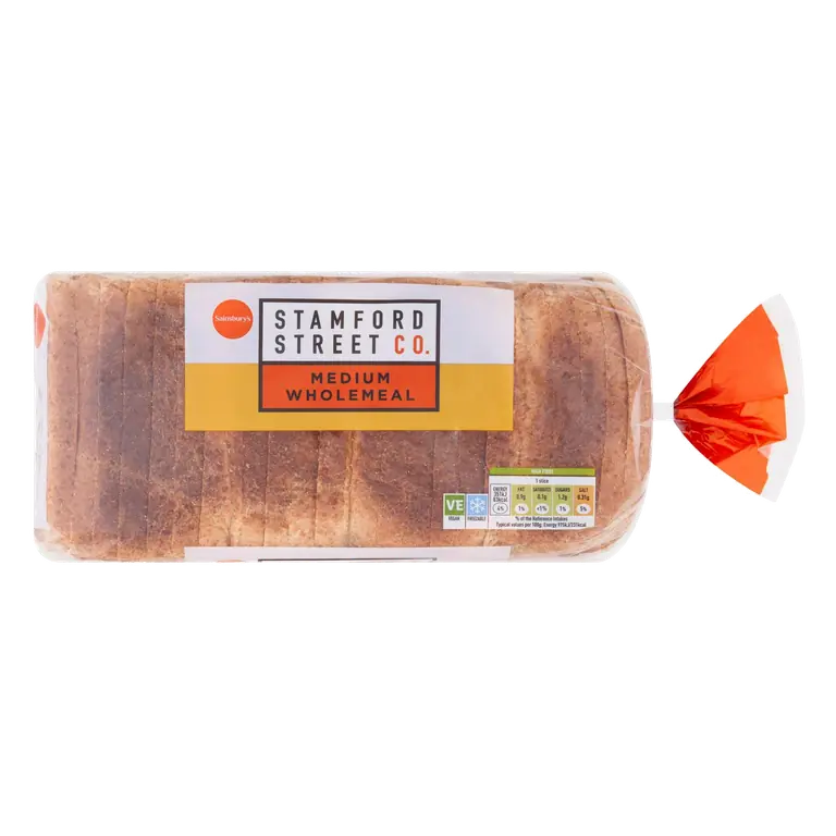 Stamford Street Co. Medium Wholemeal Bread 800g