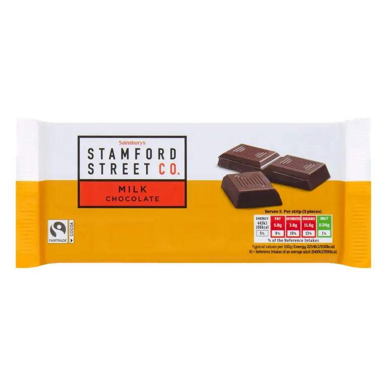 Stamford Street Co. Milk Chocolate 100g