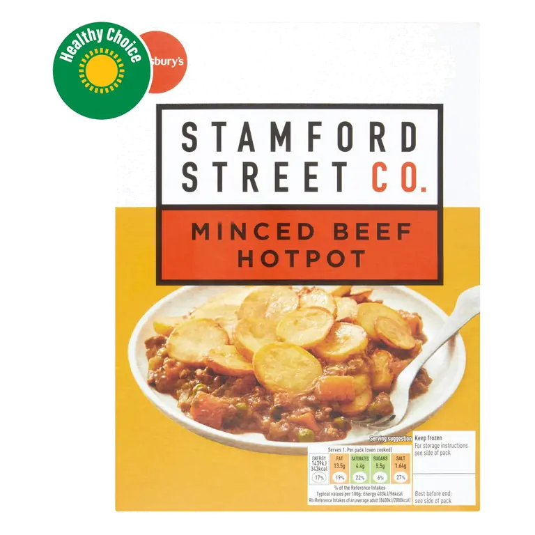 Stamford Street Co. Minced Beef Hotpot Ready Meal For 1 400g