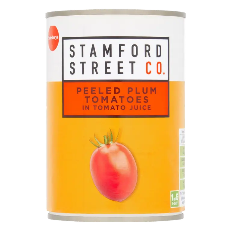 Stamford Street Co. Peeled Plum Tomatoes in Tomato Juice 400g