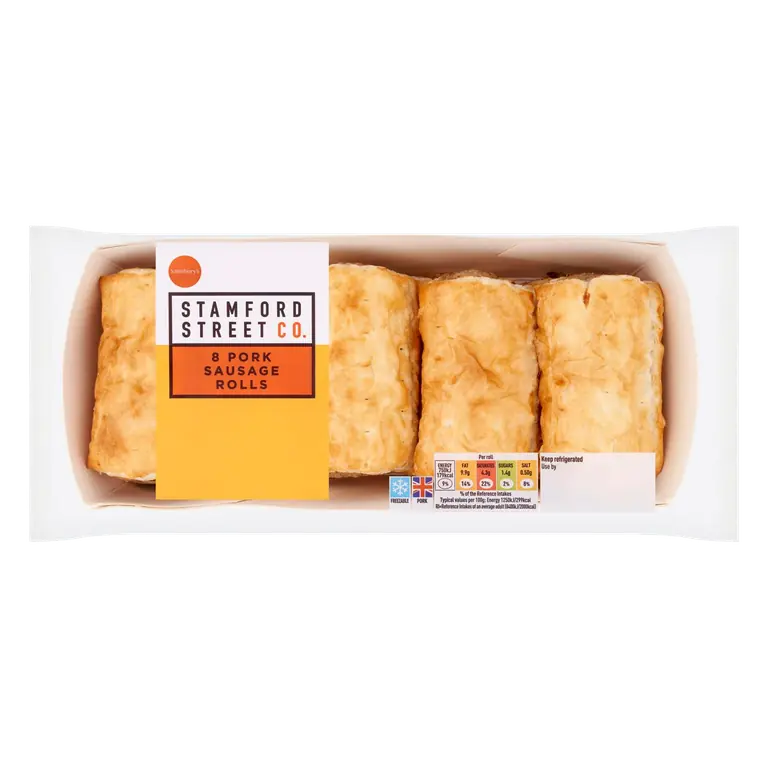 Stamford Street Co. Pork Sausage Rolls x8 480g