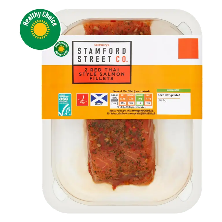 Stamford Street Co. Red Thai Style Salmon Fillets