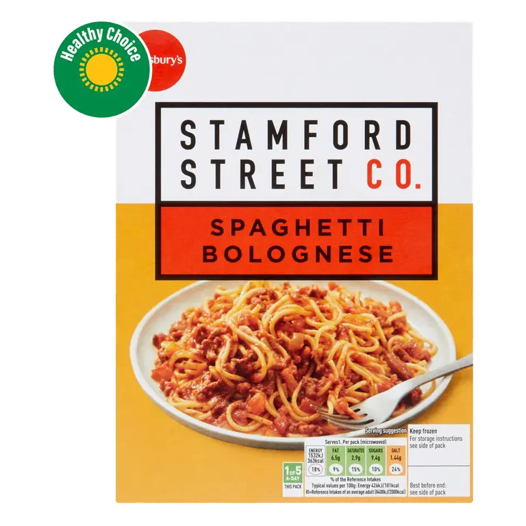 Stamford Street Co. Spaghetti Bolognese Ready Meal For 1 400g