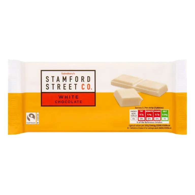 Stamford Street Co. White Chocolate 100g