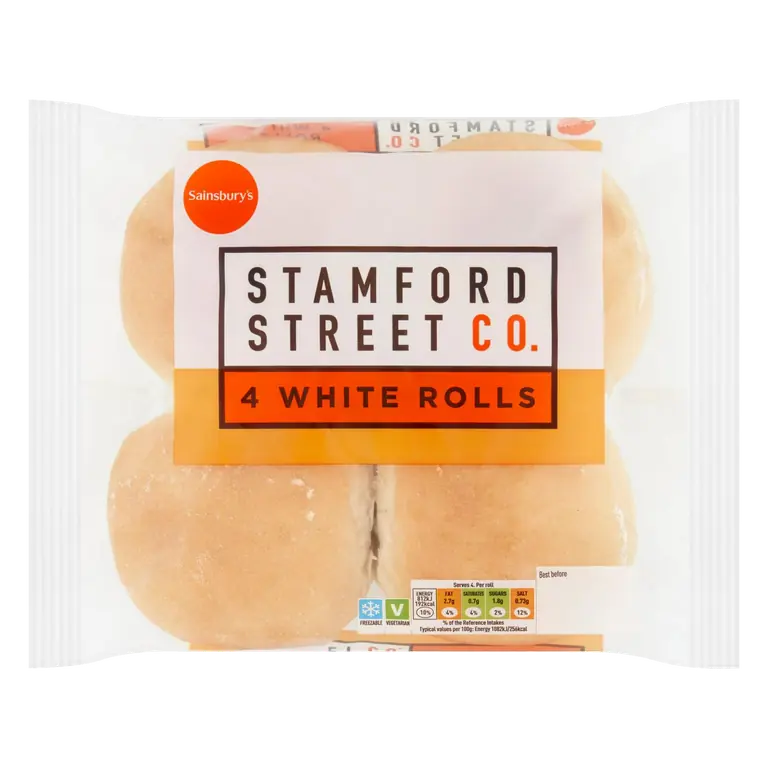 Stamford Street Co. White Rolls x4 300g