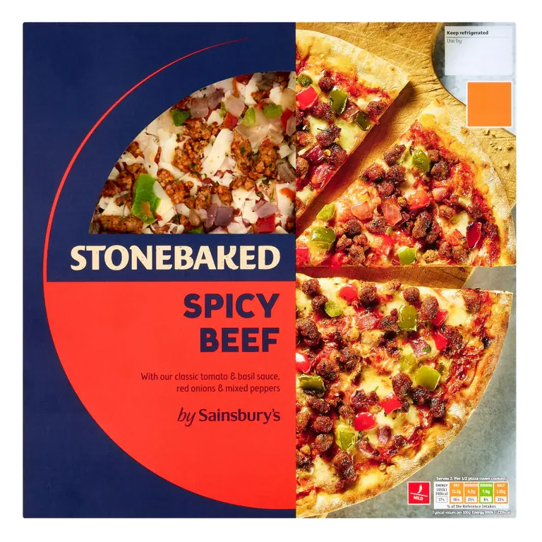 Stonebaked 310g Spicy Beef Pizza