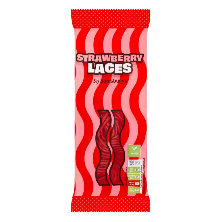 Strawberry Laces Sweets 70g