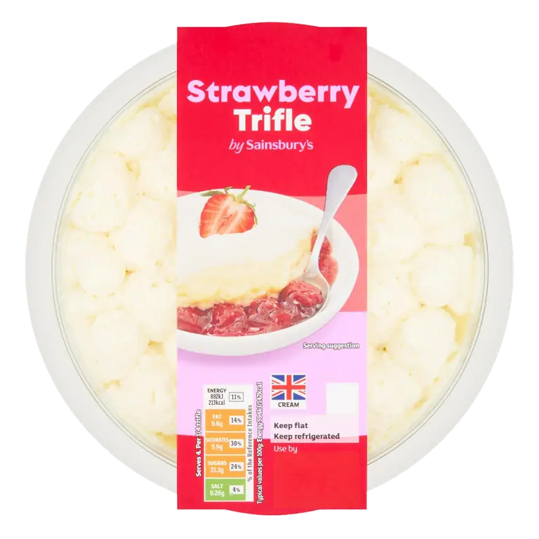 Strawberry Trifle Dessert 600g