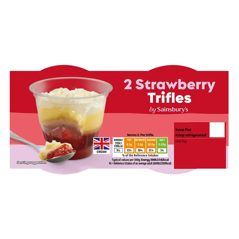 Strawberry Trifles 2 x 125g