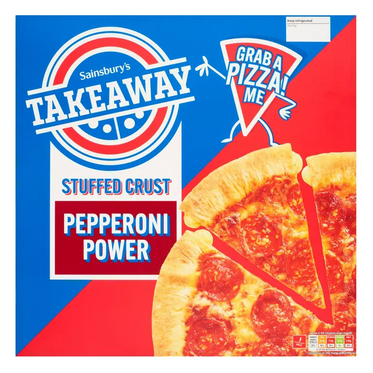 Stuffed Crust Pepperoni Delight Pizza 616g