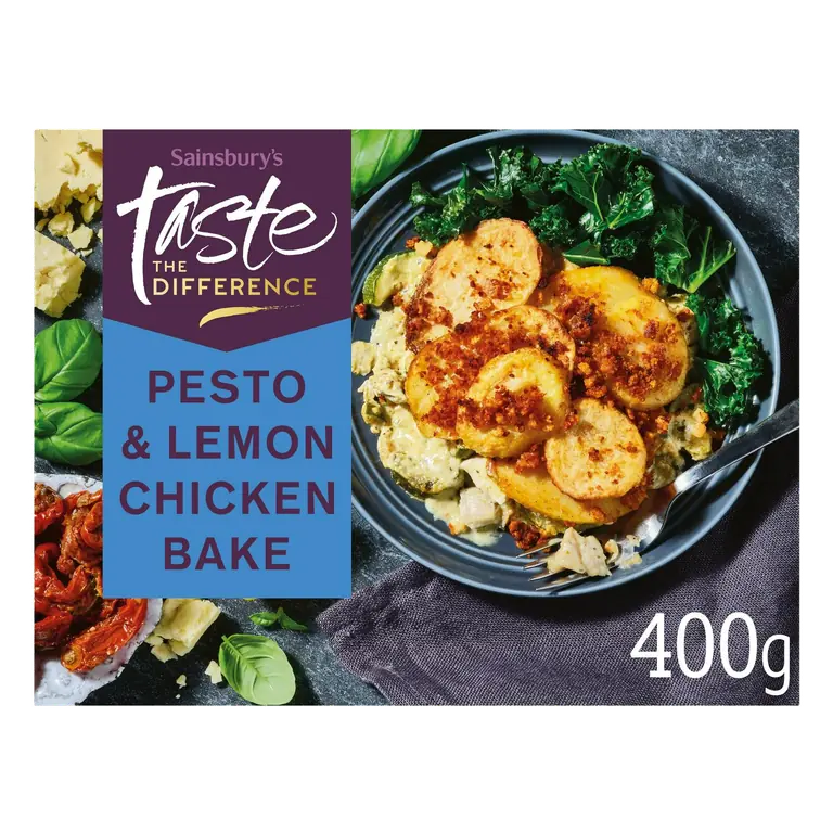 Summer Pesto & Lemon Chicken Bake, Taste the Difference 400g (Serves 1)