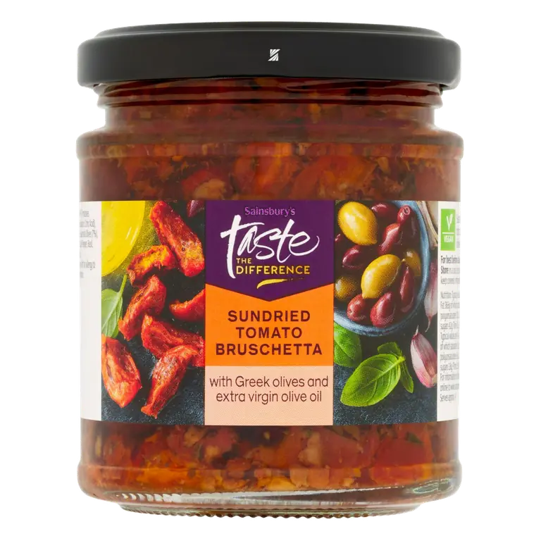 Sundried Tomato & Olive Bruschetta, Taste the Difference 170g