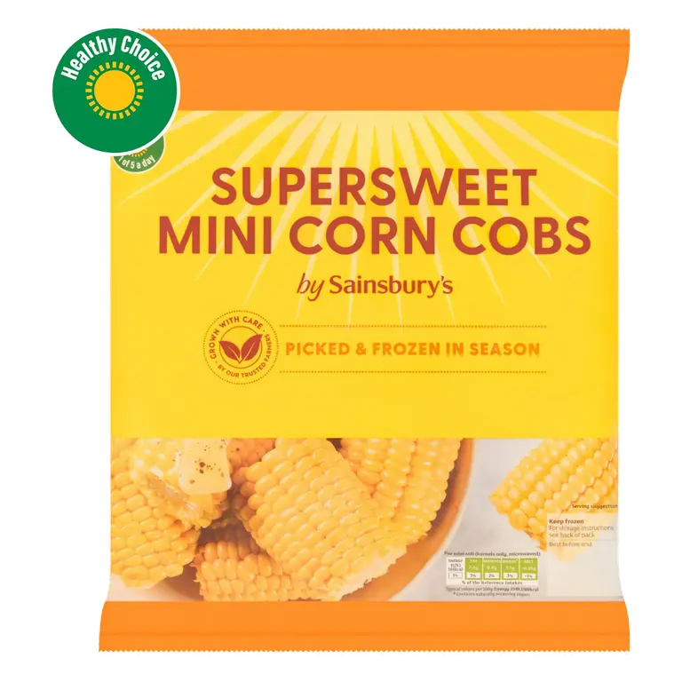 Supersweet Mini Corn Cobs 875g