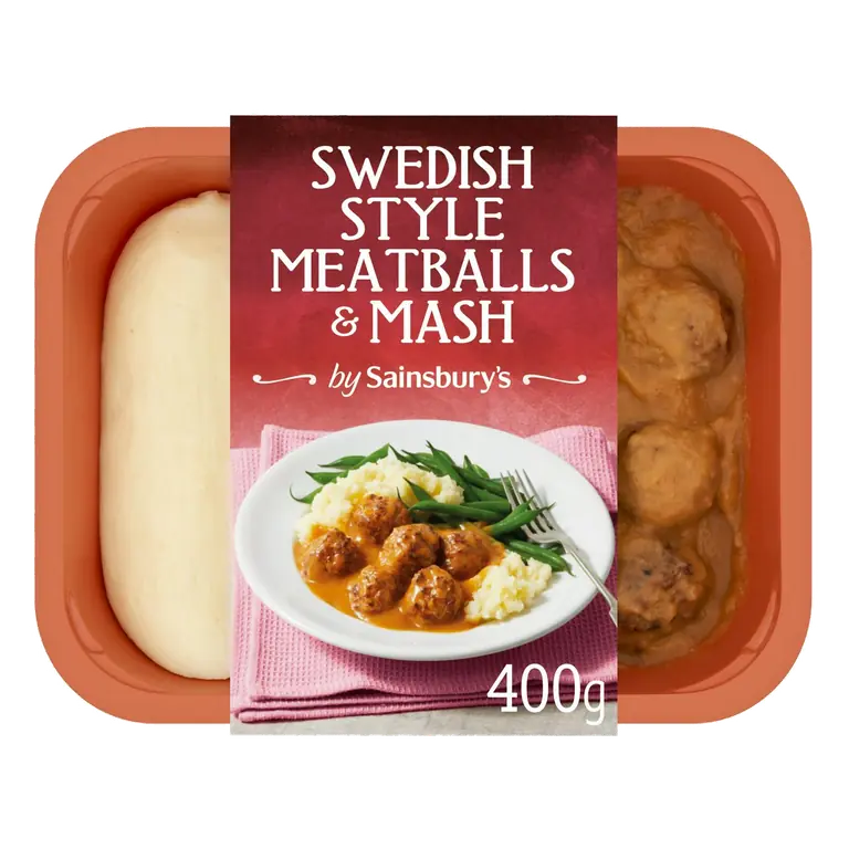Swedish Style Meatballs & Mash 400g