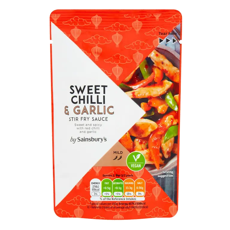 Sweet Chilli & Garlic Stir Fry Sauce 120g
