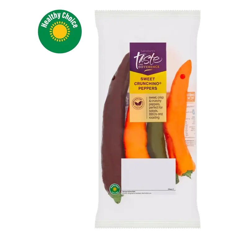 Sweet Crunchino Peppers, Taste the Difference 200g