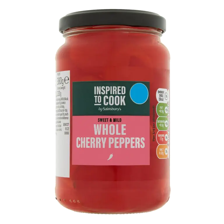 Sweet & Mild Whole Cherry Peppers, Inspired to Cook 380g (120g*)