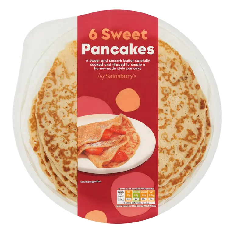 Sweet Pancakes x6 375g