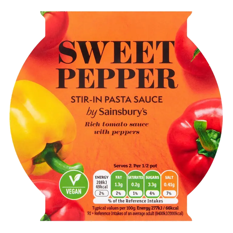 Sweet Pepper Stir-In Pasta Sauce 150g