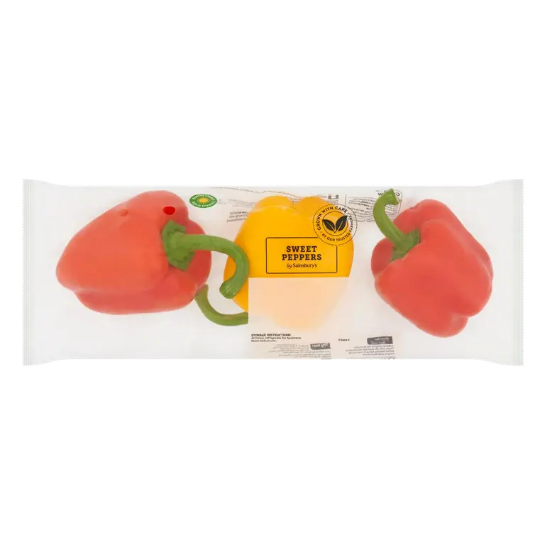 Sweet Peppers (Colours may vary) x3