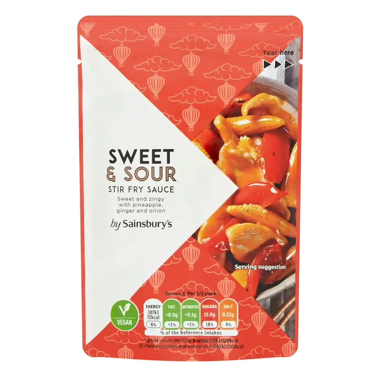 Sweet & Sour Stir Fry Sauce 120g