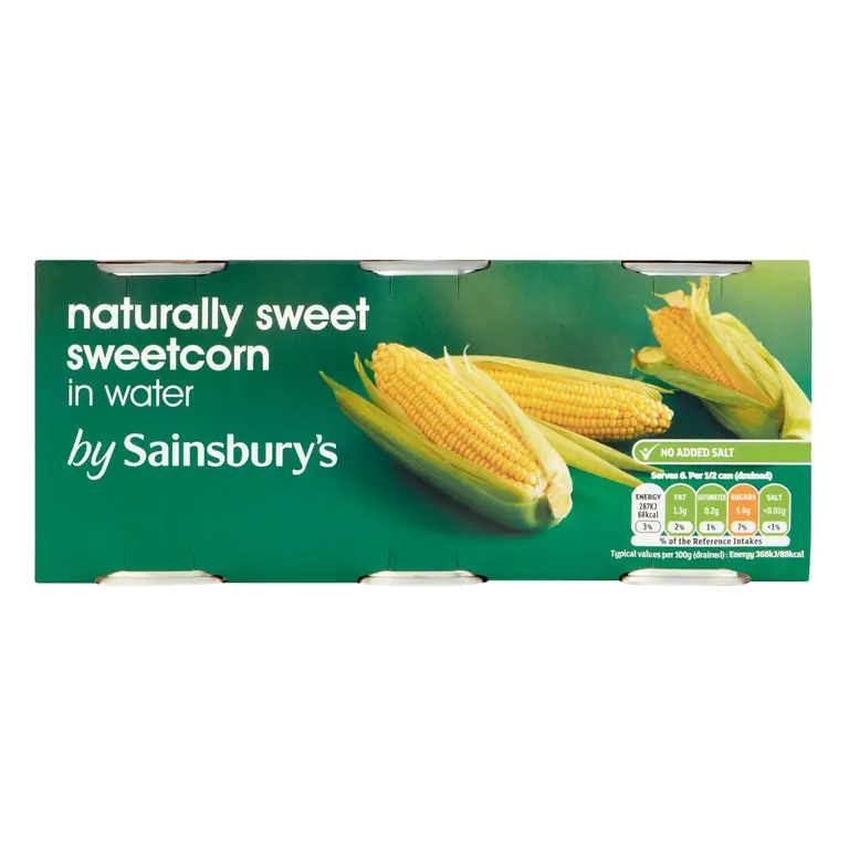 Sweetcorn 3x198g (157g*)